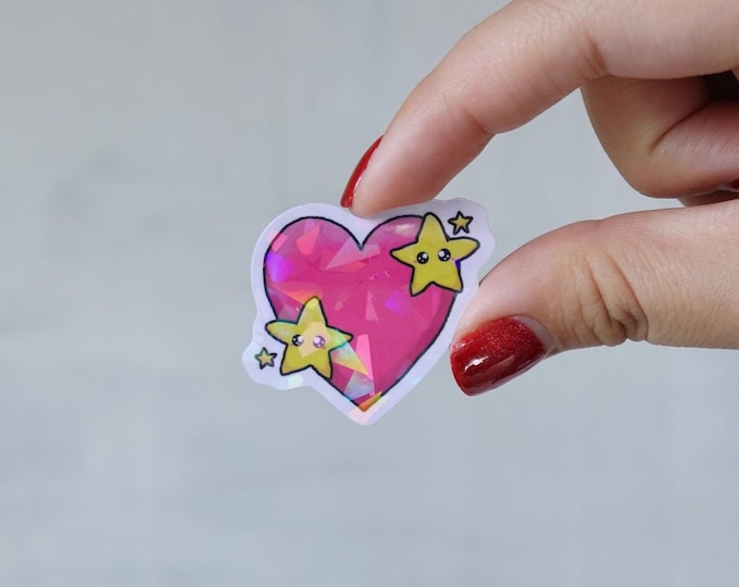 Heart sparkle - sticker