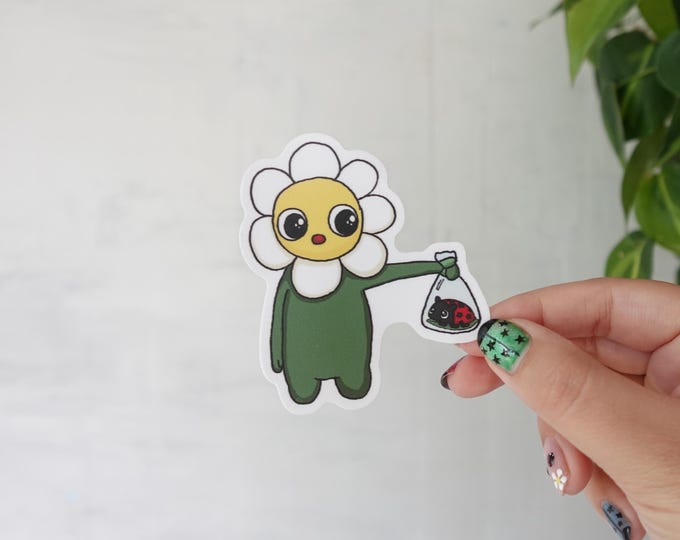 lil guy and his new bug friend