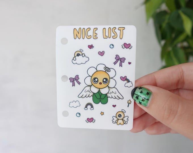 Nice list sticker sheet