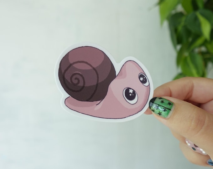 Little snail vinyl sticker