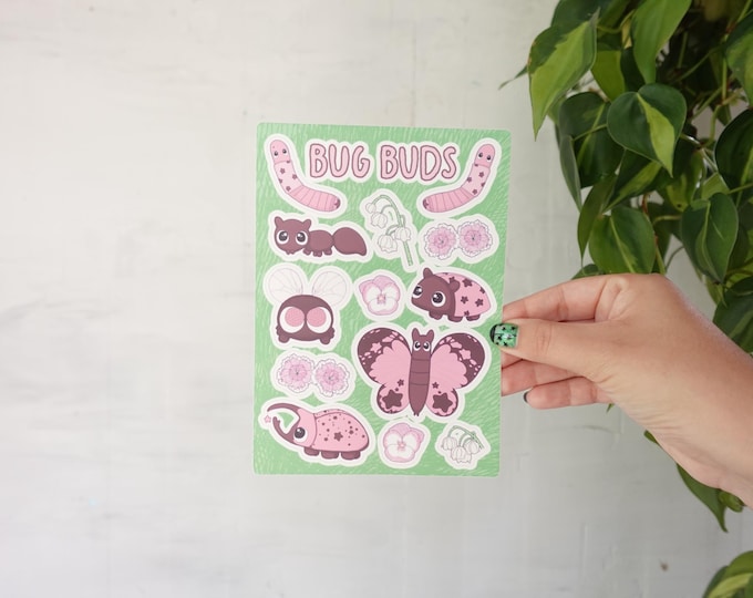 Lil bug buddies sticker sheet