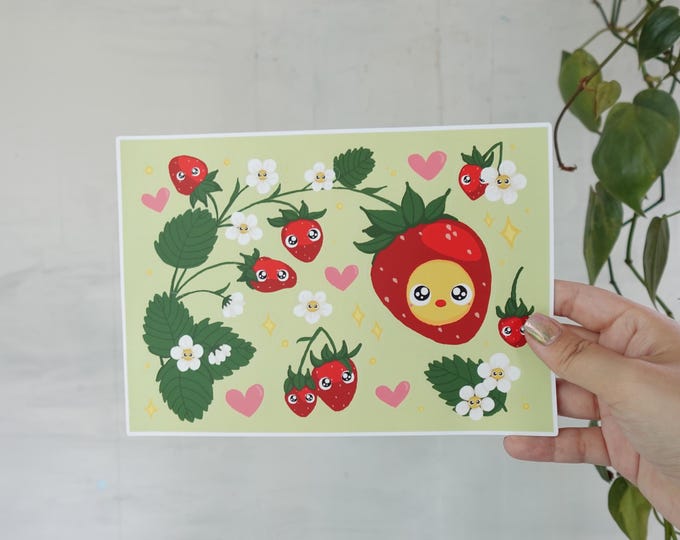 Strawberry fields Sticker Sheet