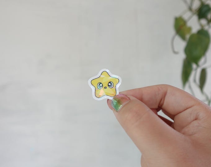 Star sparkle sticker