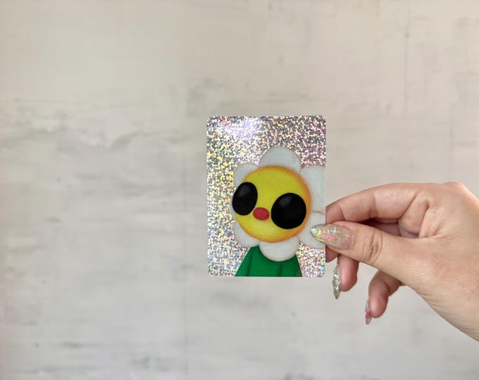 Lil guy loves lamp sticker