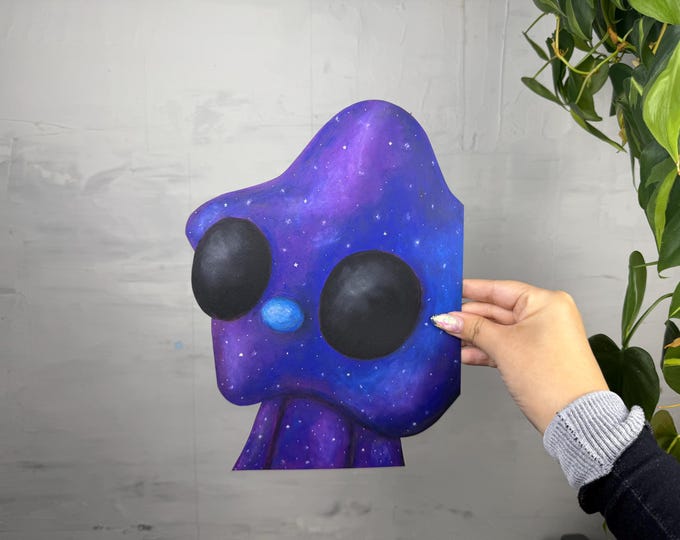 Star boy oil pastel original