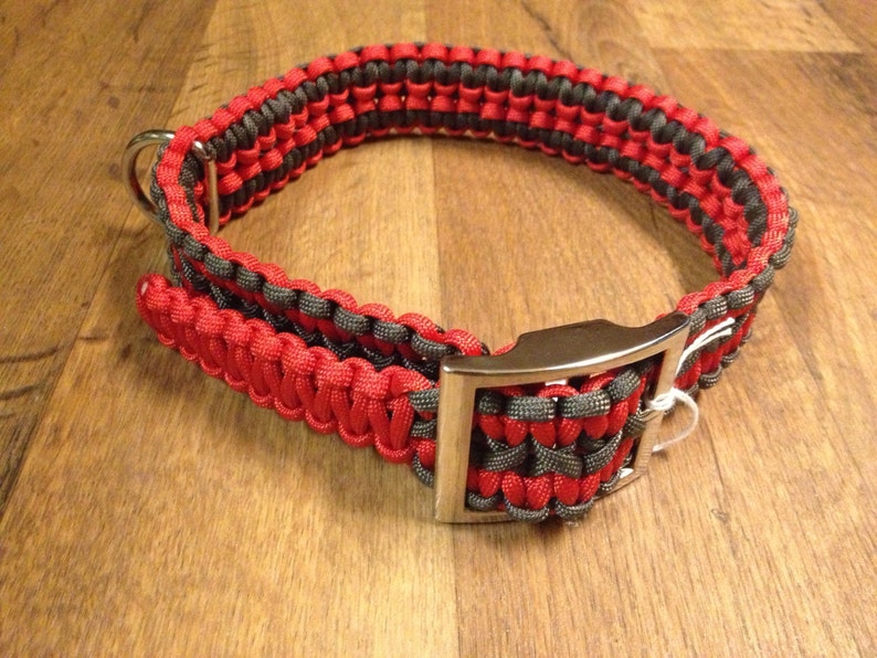 Adjustable Paracord Dog Collar Etsy