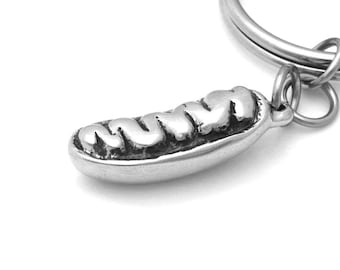 Mitochondrion Keychain, Biology Science, Handmade Mitochondria Charm