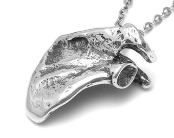 Human Scapula Necklace, Shoulder Bone Pendant, Anatomical Jewelry