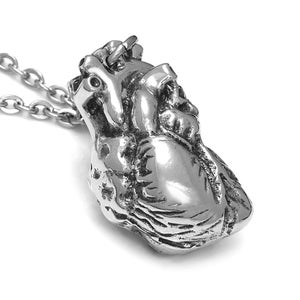 Anatomisches Herz Halskette, Arzt und Krankenschwester Schmuck, Steampunk Anhänger