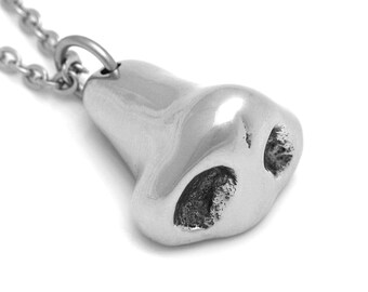 Human Nose Necklace, ENT Doctor Jewelry, Otolaryngologist Gift