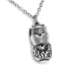 Larynx Pendant Necklace, Thyroid Charm, Voice Box, Anatomical Jewelry
