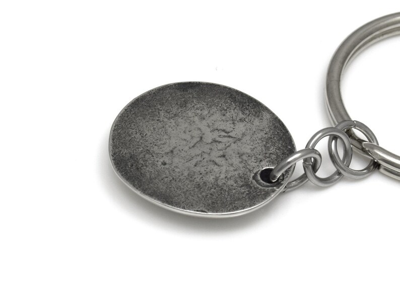 Grizzly Track Keychain Bear Footprint Charm