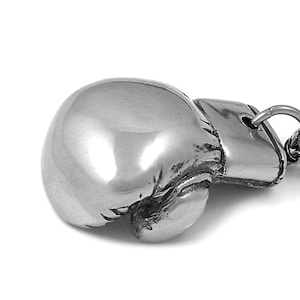 Boxing Glove Necklace, Muay Thai Sports Jewelry, Athlete Pendant