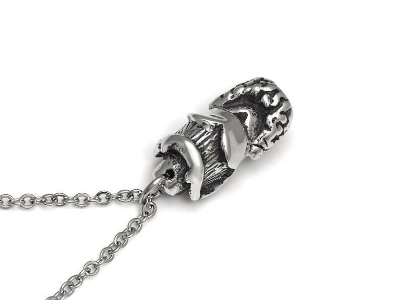 Larynx Pendant Necklace Thyroid Charm Voice Box Anatomical Etsy