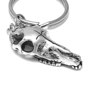 Horse Skull Keychain, Equu Rodeo Cowboy Gift