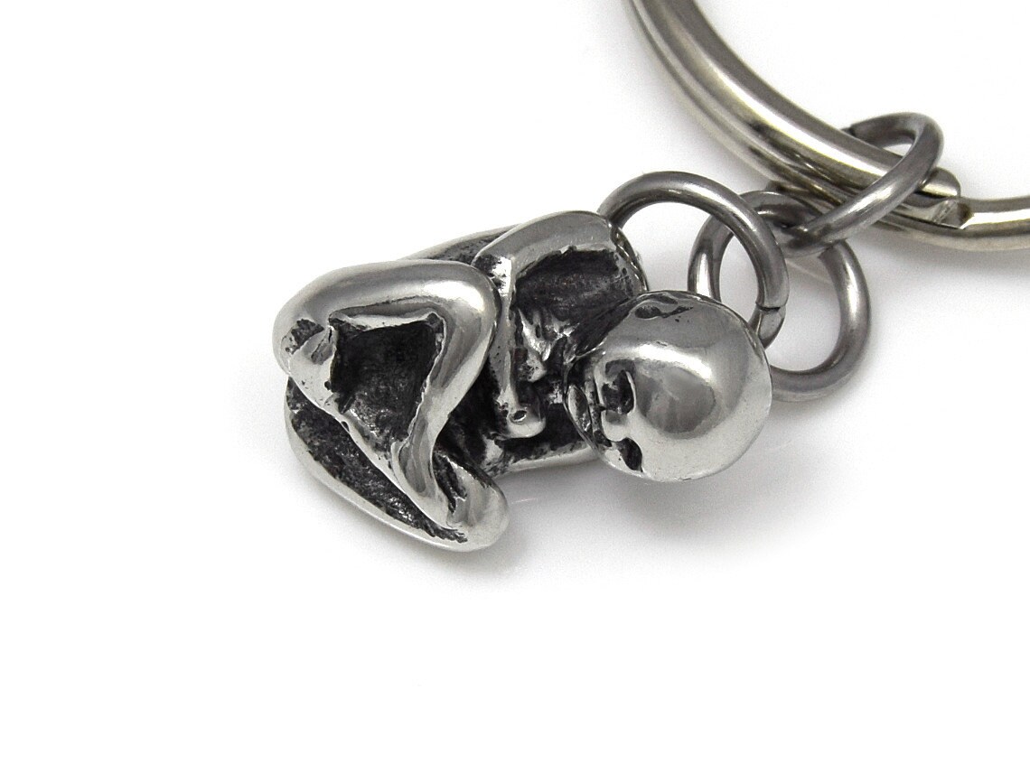 Handmade Tiny Fetus Keychain Human Embryo Charm - Etsy