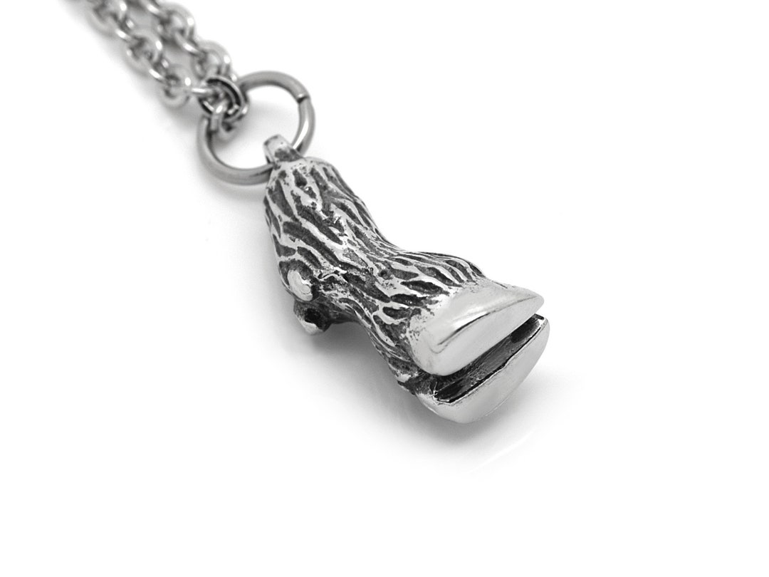 Goat Foot Pendant Necklace Cloven Hoof Charm Animal Jewelry Etsy