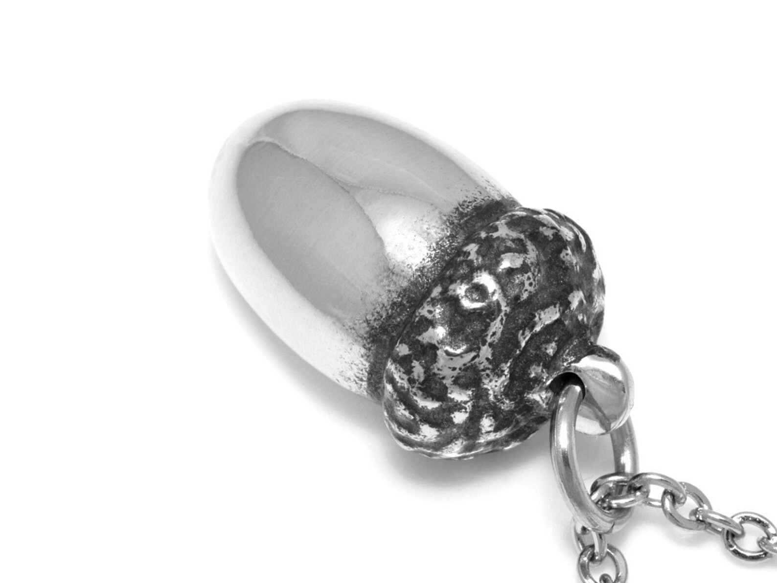 Handmade Acorn Necklace in Pewter Oak Nut Pendant Pewter Etsy