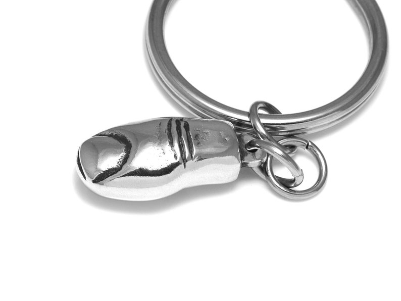 Toe Token Keychains Big Toe Keychain, Handmade Podiatry Anatomy Keyring in Pewter - Etsy