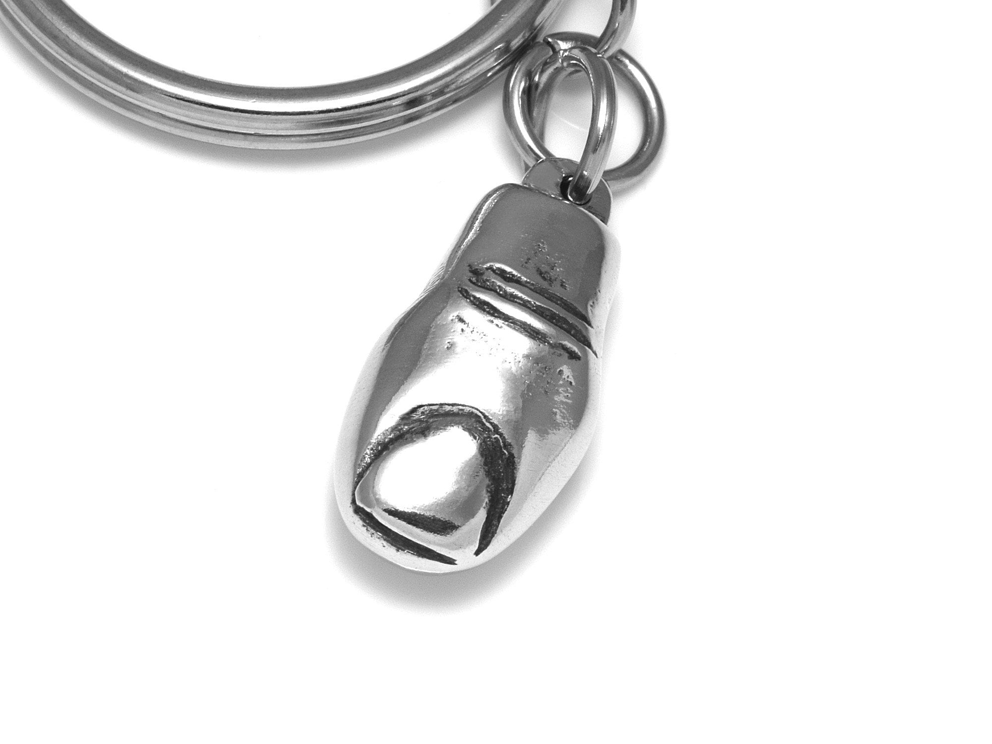 Toe Token Keychains Big Toe Keychain, Handmade Podiatry Anatomy Keyring in Pewter - Etsy