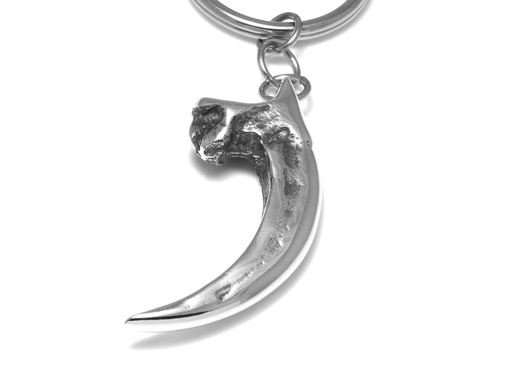 Talosn Key Chain Handmade Eagle Talon Keychain in Pewter, Metal Animal Claw Key Ring - Etsy