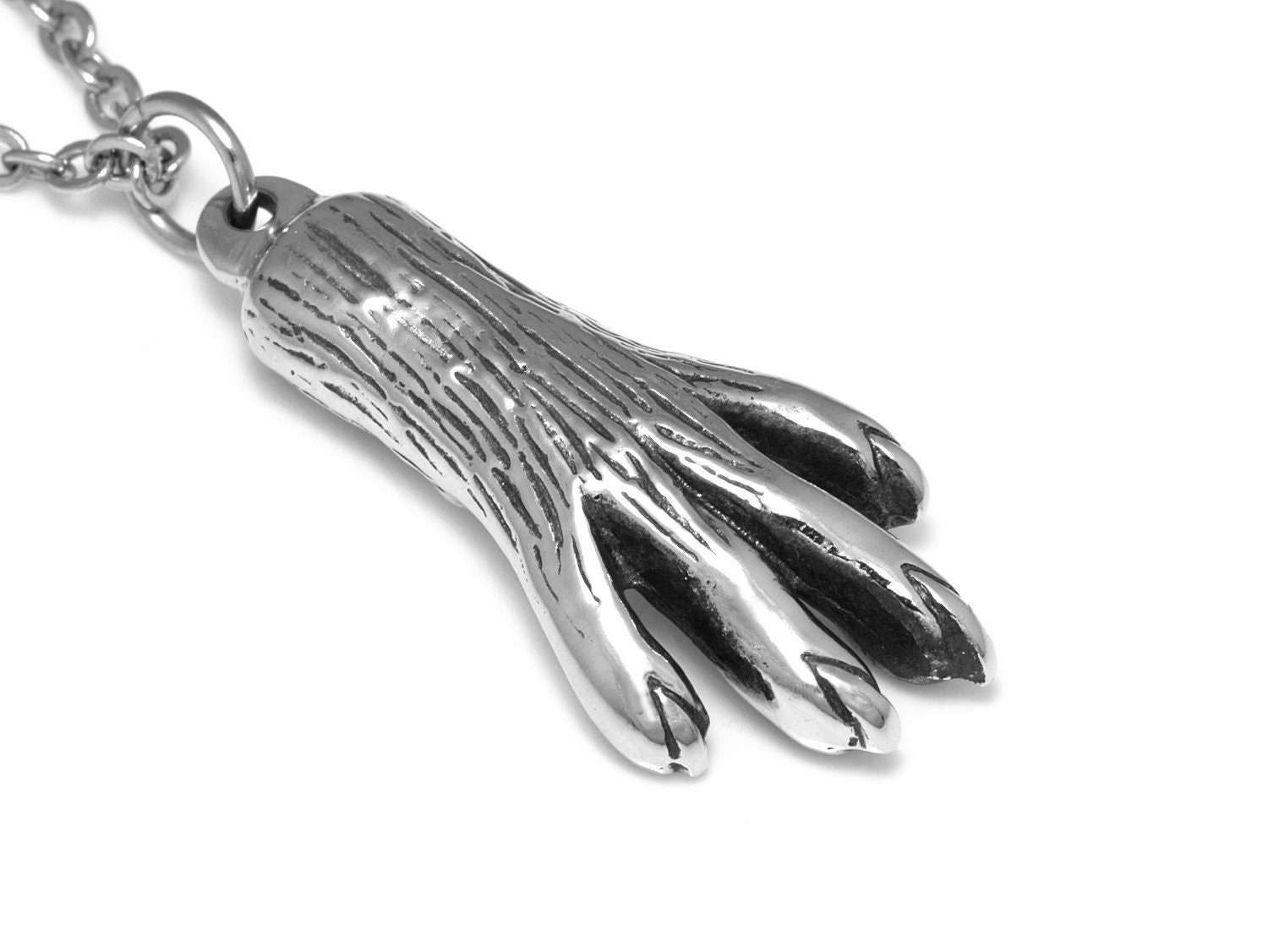Pewter Handmade Jewelry Animal Foot 