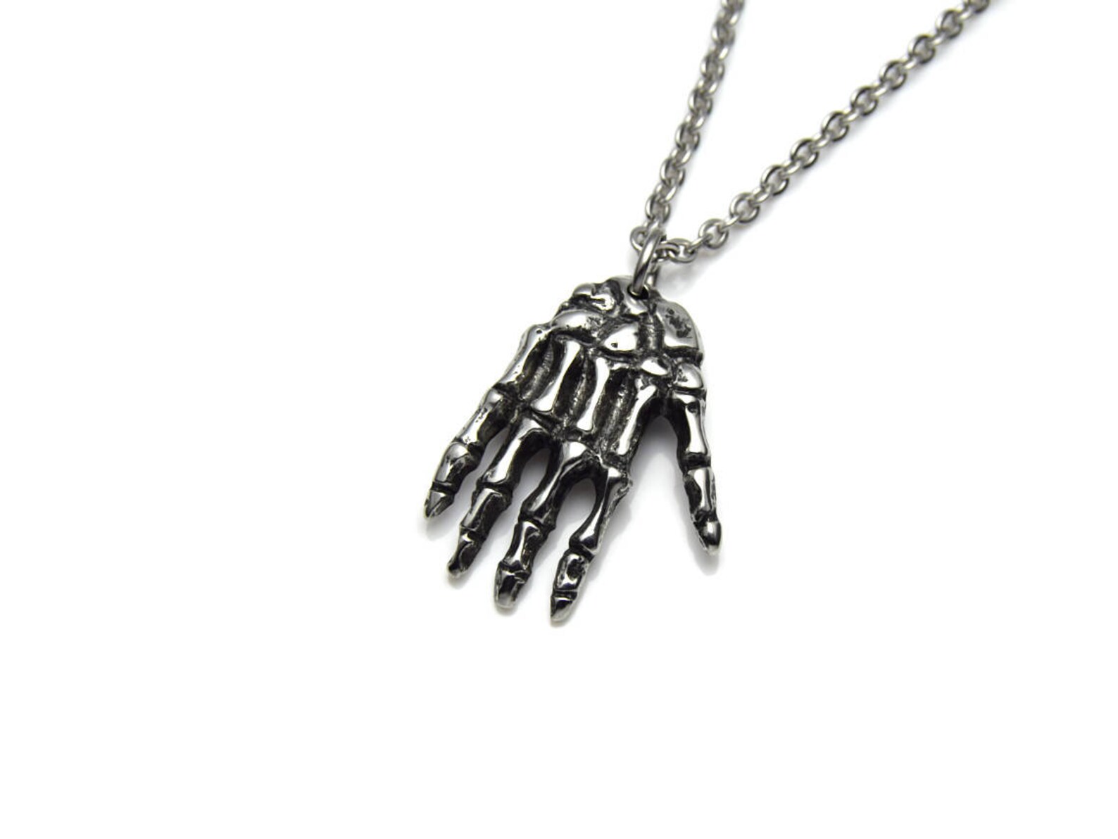 Geavonyg Retro Skelett Halskette - Vintage Knochen Anhänger Für Halloween & Cosplay