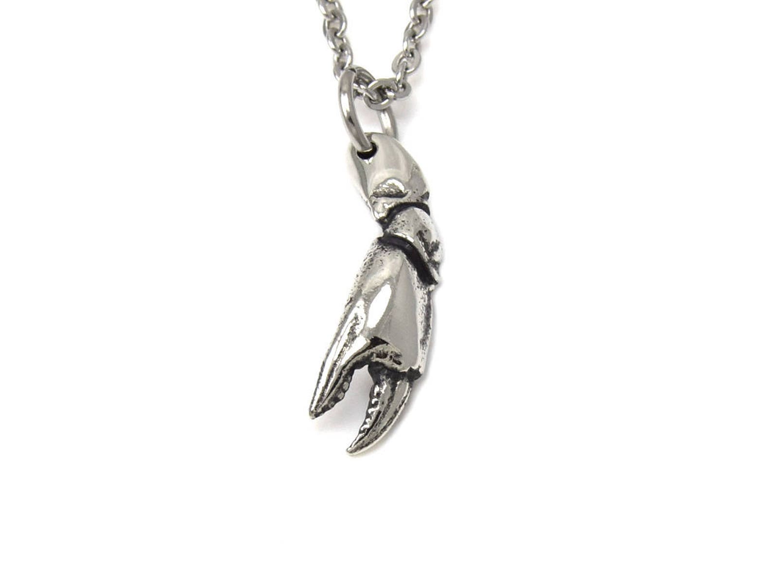 Crab Claw Necklace Crustacean Pendant Animal Claw Jewelry in Etsy