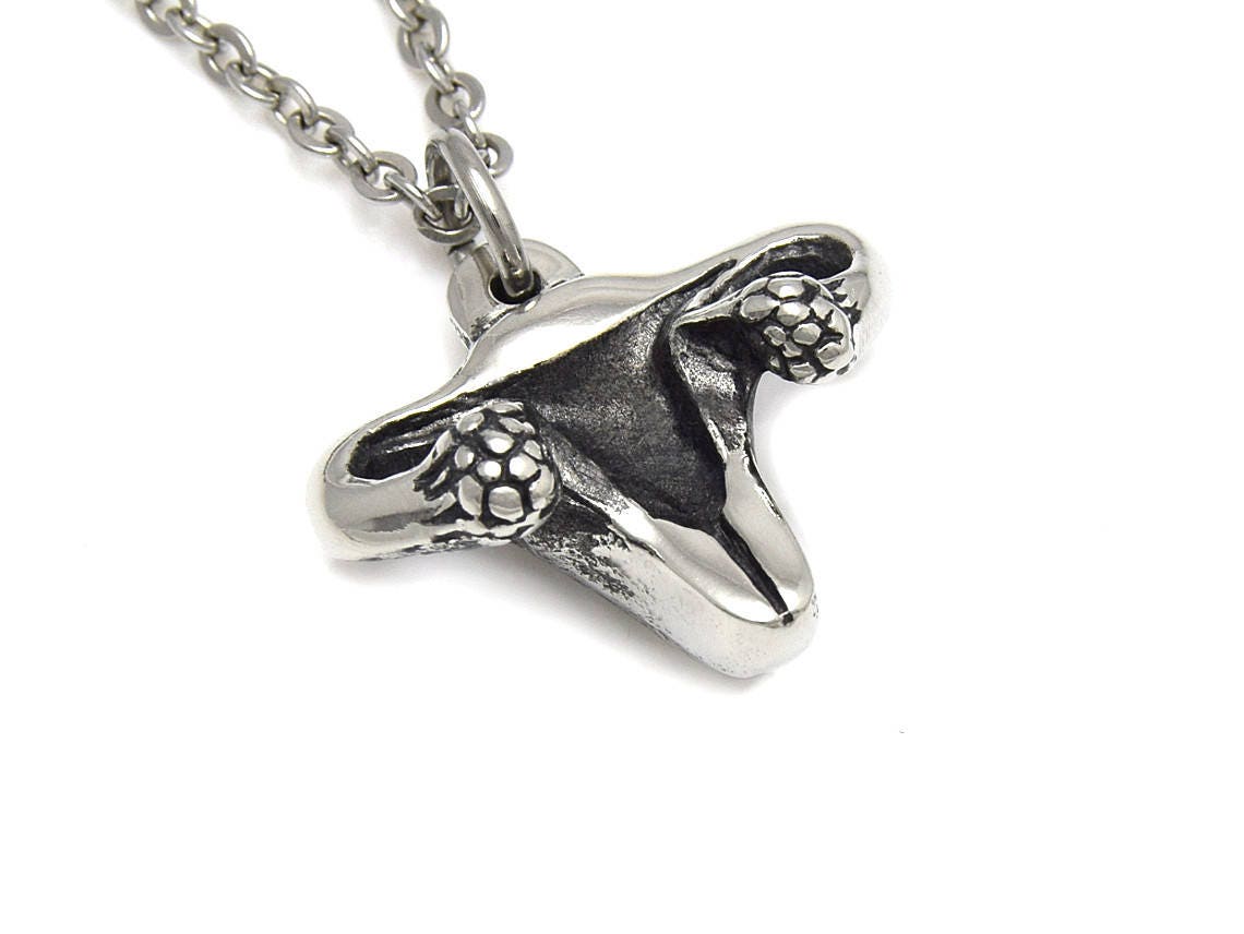 Uterus Necklace in Pewter Handmade Womb Charm Jewelry Mother - Etsy