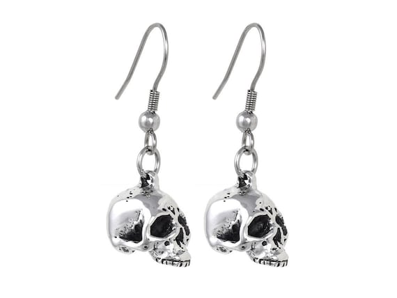 Etsy skull earrings best sale