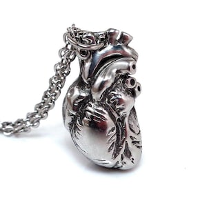 Anatomische hartketting, sieraden voor arts en verpleegkundige, steampunk-hanger