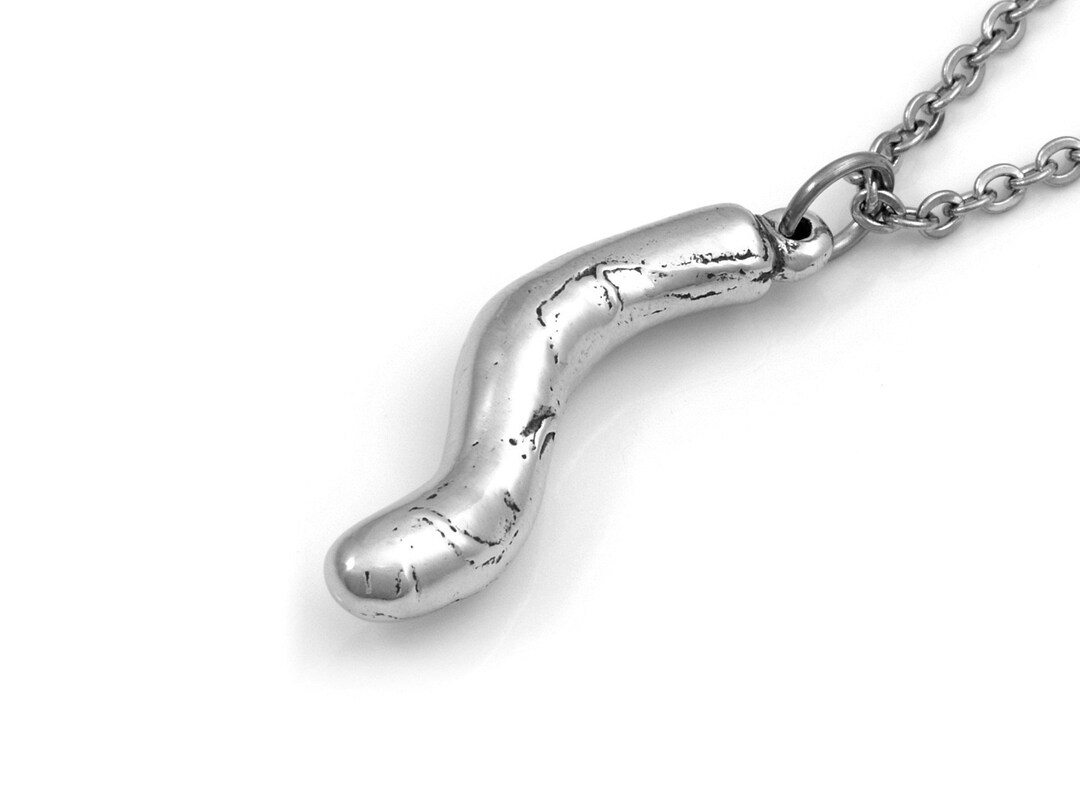 Appendix Necklace Vermiform Process Pendant Appendicitis - Etsy