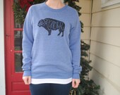 Wild Roamer screen printed Alternative Apparel sweatshirt