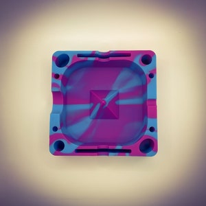Silicone Tie Dyed Ashtray - 4 Color options
