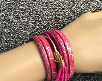 Tassel Wrap Around Multilayer Bracelet