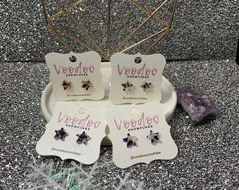 Acrylic Star Stud Earrings