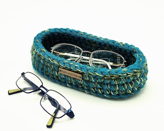 Soft Horizontal Extra-small Glasses Holder, Car Sunglasses Tray, Desk Eyeglasses Storage, Nightstand Eyeglass Organizer