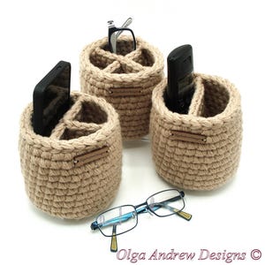 Divided eyeglass holder stand 2-3-4 compartment, medium-small multiple eyeglass organizer, phone and glasses storage, bedside glasses holder