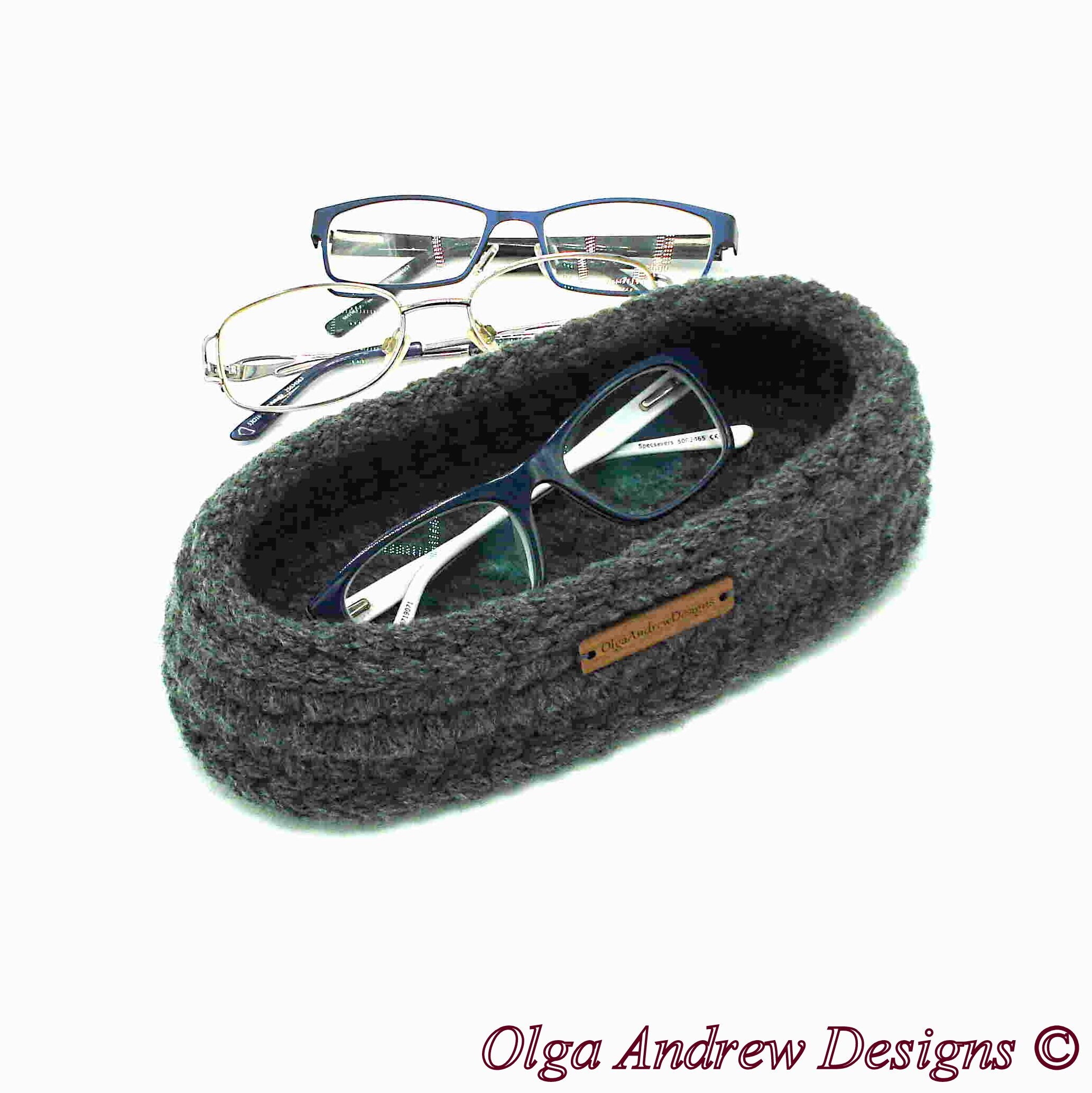 20 Color Options Soft Eyeglasses Tray, Desk Glasses Stand Holder