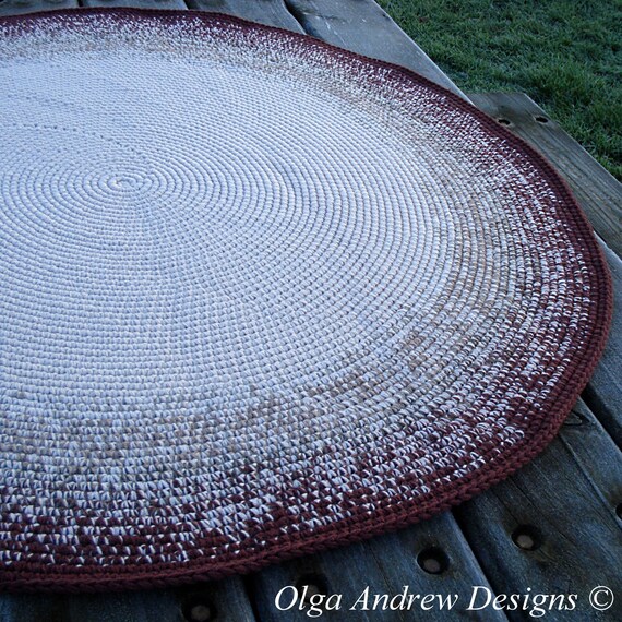 Runde Hakeln Boden Teppich Hakeln Runde Teppich Runde Hakeln Etsy