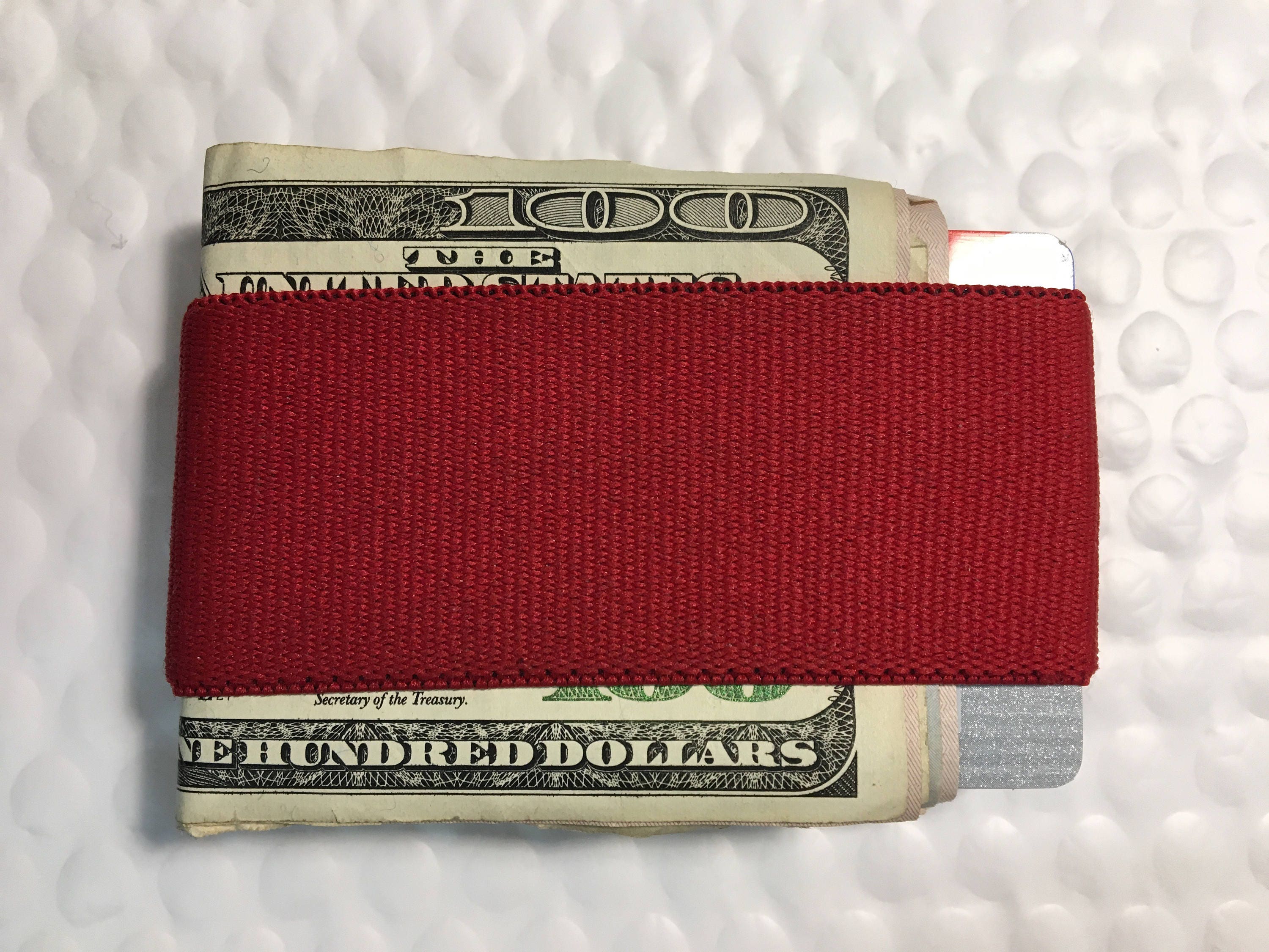 Elastic Money Clip Front Pocket Wallet W/ FD Fire Department Etsy UK