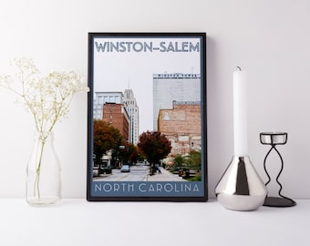 Print - Winston-Salem, NC - Digital Art