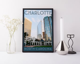Print - Charlotte, NC - Digital Art