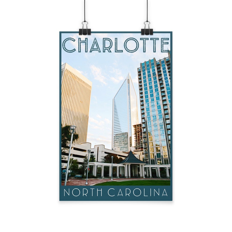 Print Charlotte, NC Digital Art image 2