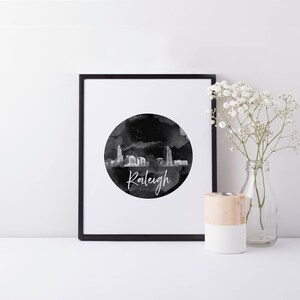 Raleigh Modern Skyline