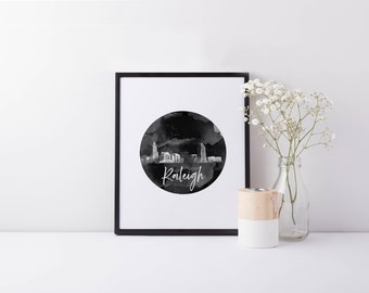 Raleigh Modern Skyline