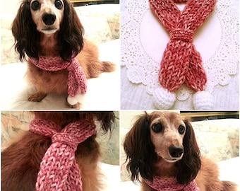 Dog Scarf, Dog Collar, Dog Bandana, Dog Cowl, Crocheted Scarf, Cat Cowl, Pet Accessory, Pet Clothing Apparel, Pet Scarf, Presents for Dogs