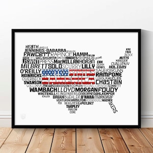 USWNT Women National Soccer Team Poster (Morgan, Rapinoe, Solo, Wambach, Lloyd, Hamm...) U.S. Women’s football gift