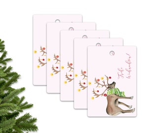 5 Christmas gift tags