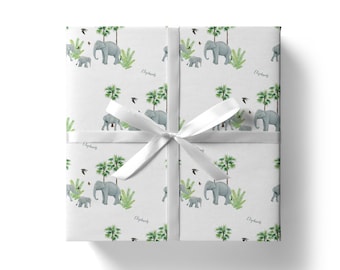 5 sheets of wrapping paper printed climate neutral